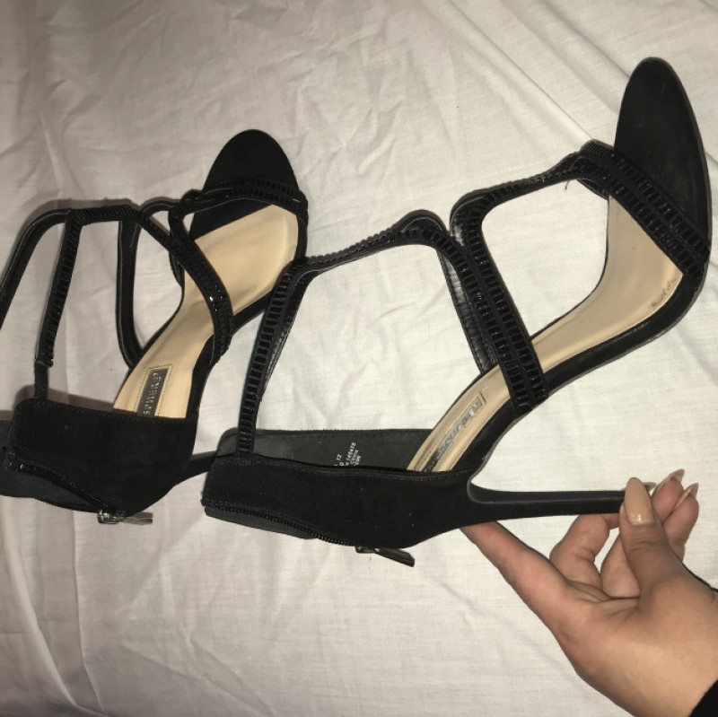 Worn crystals Sandals